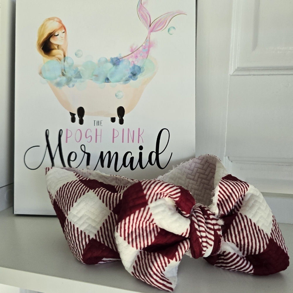 Baby girl nylon oversized bow headbands